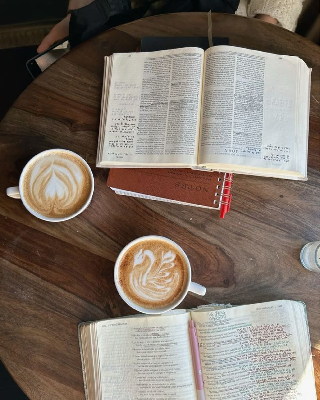 your weekend plans: bible study coffee date ☕️