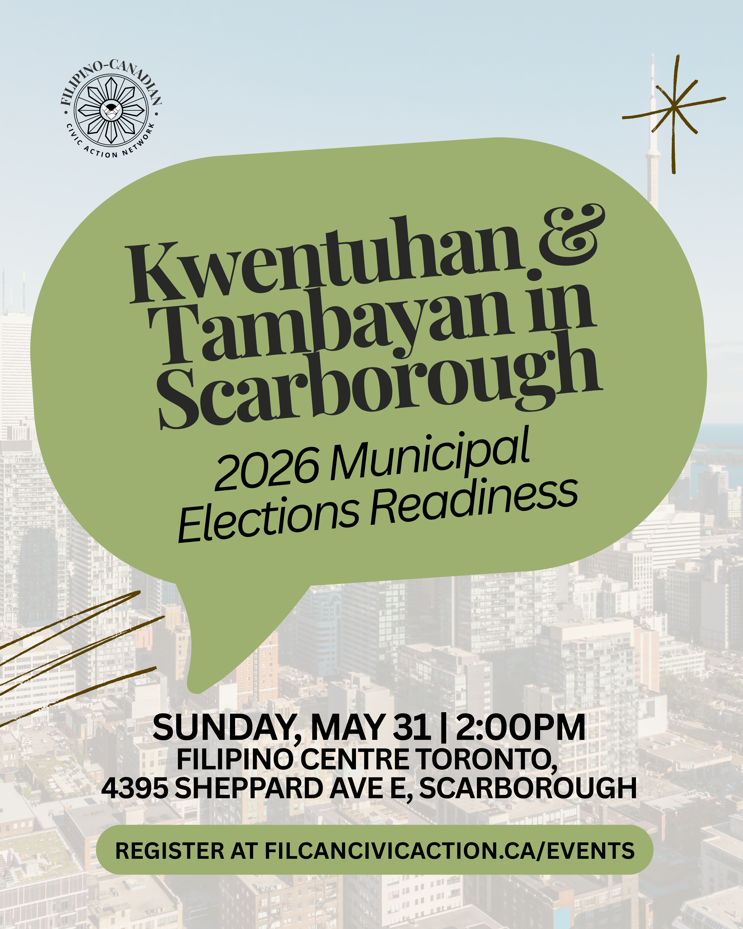 Kwentuhan & Tambayan in Scarborough: Municipal Election Readiness