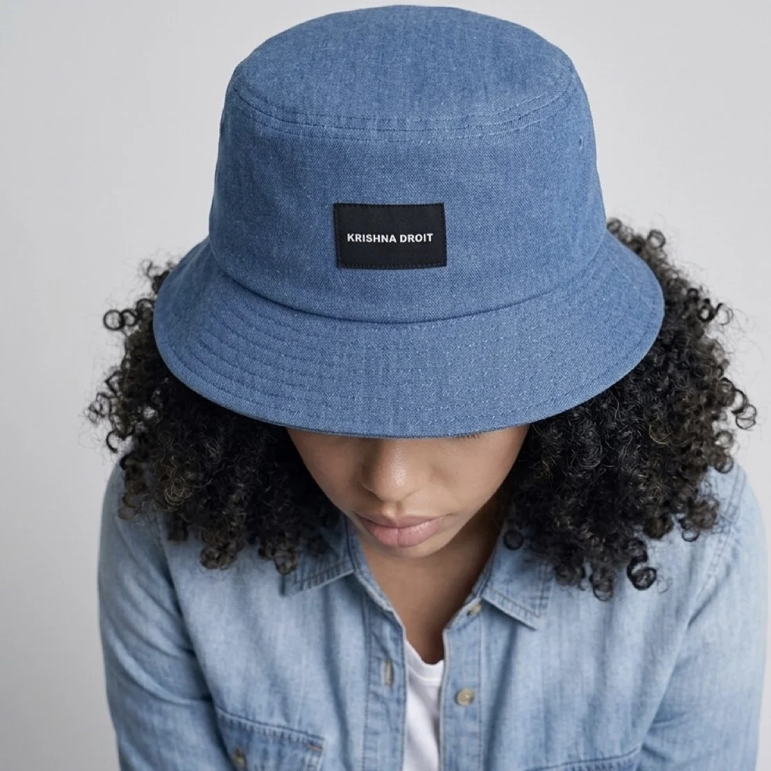 Denim Signature Bucket Hat