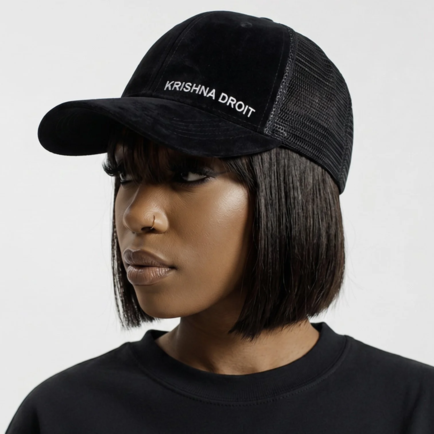 Suede Trucker Hat