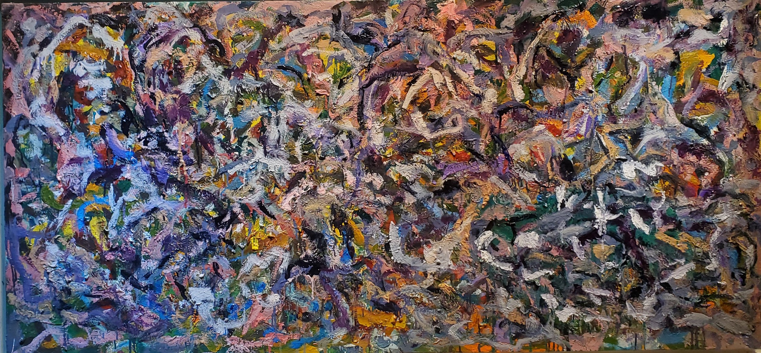 Dec.24th, 2025, Oil on linen, 31.75x 65.5 inches