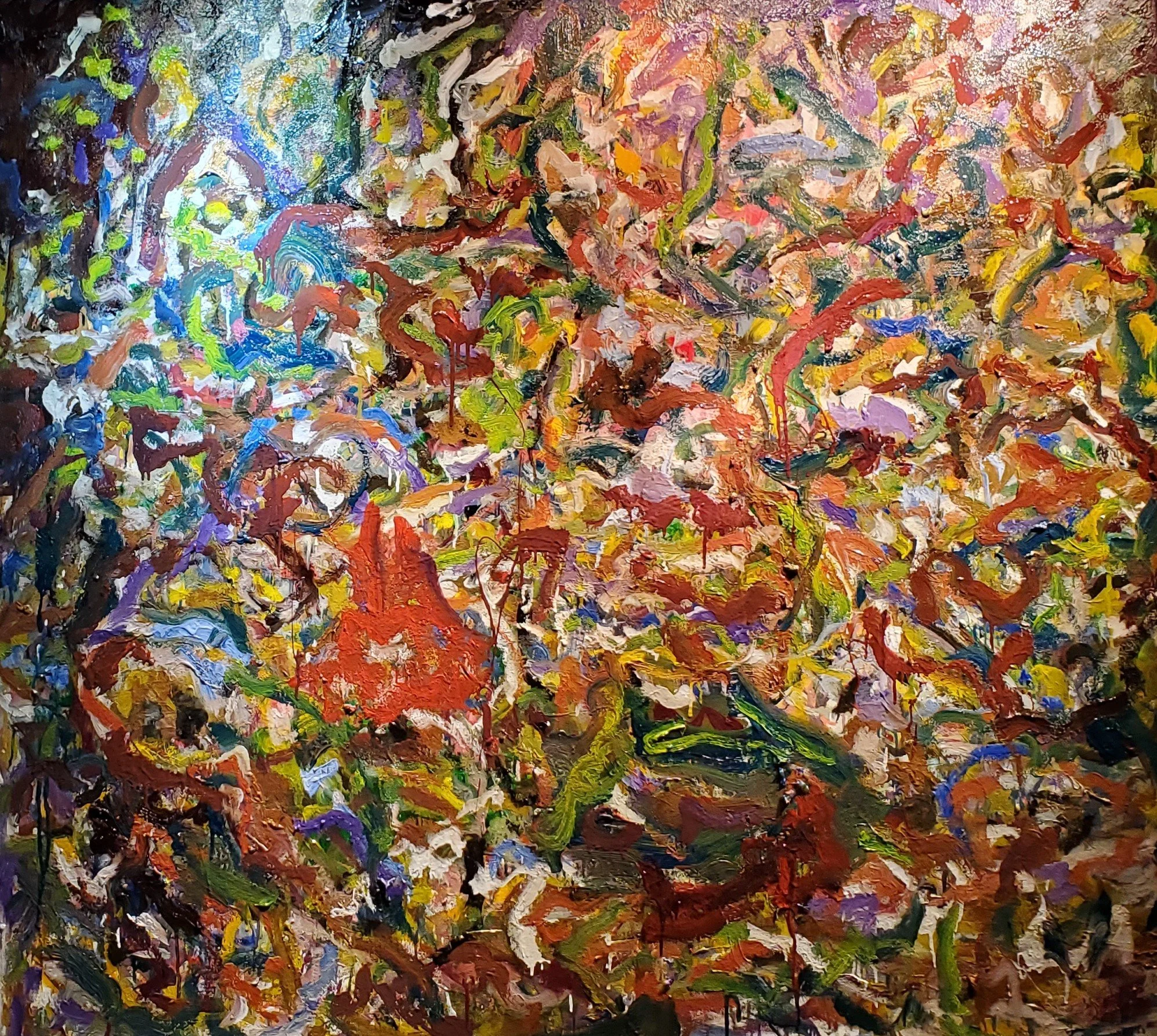 Cry-Baby, oil on canvas, 58x 64.5 inches, 6th session, finished