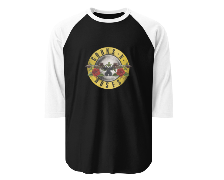 Gorns N Roses: Unisex Fine Jersey Raglan Tee