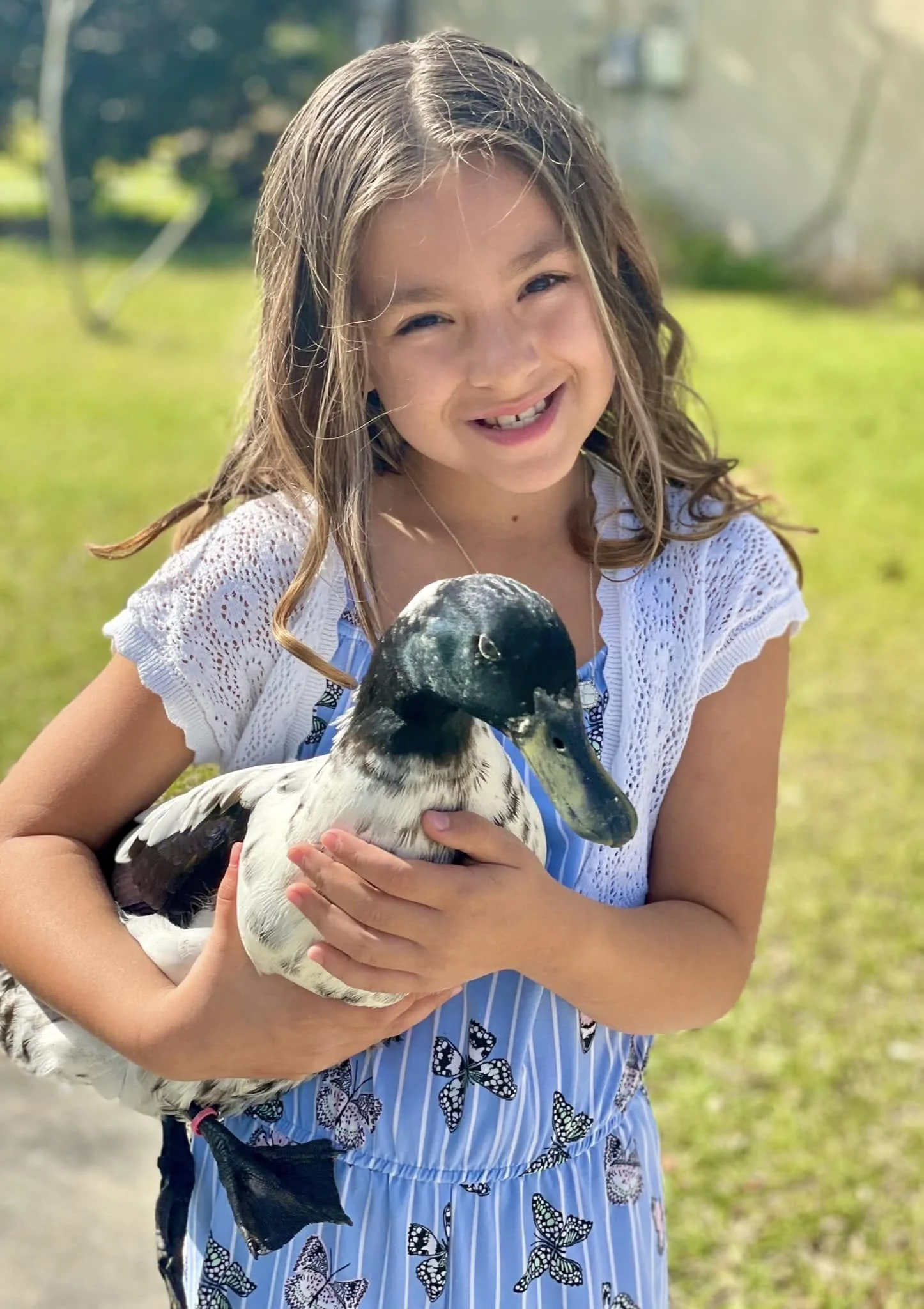 Duck (yes, that's her name!) gets pets