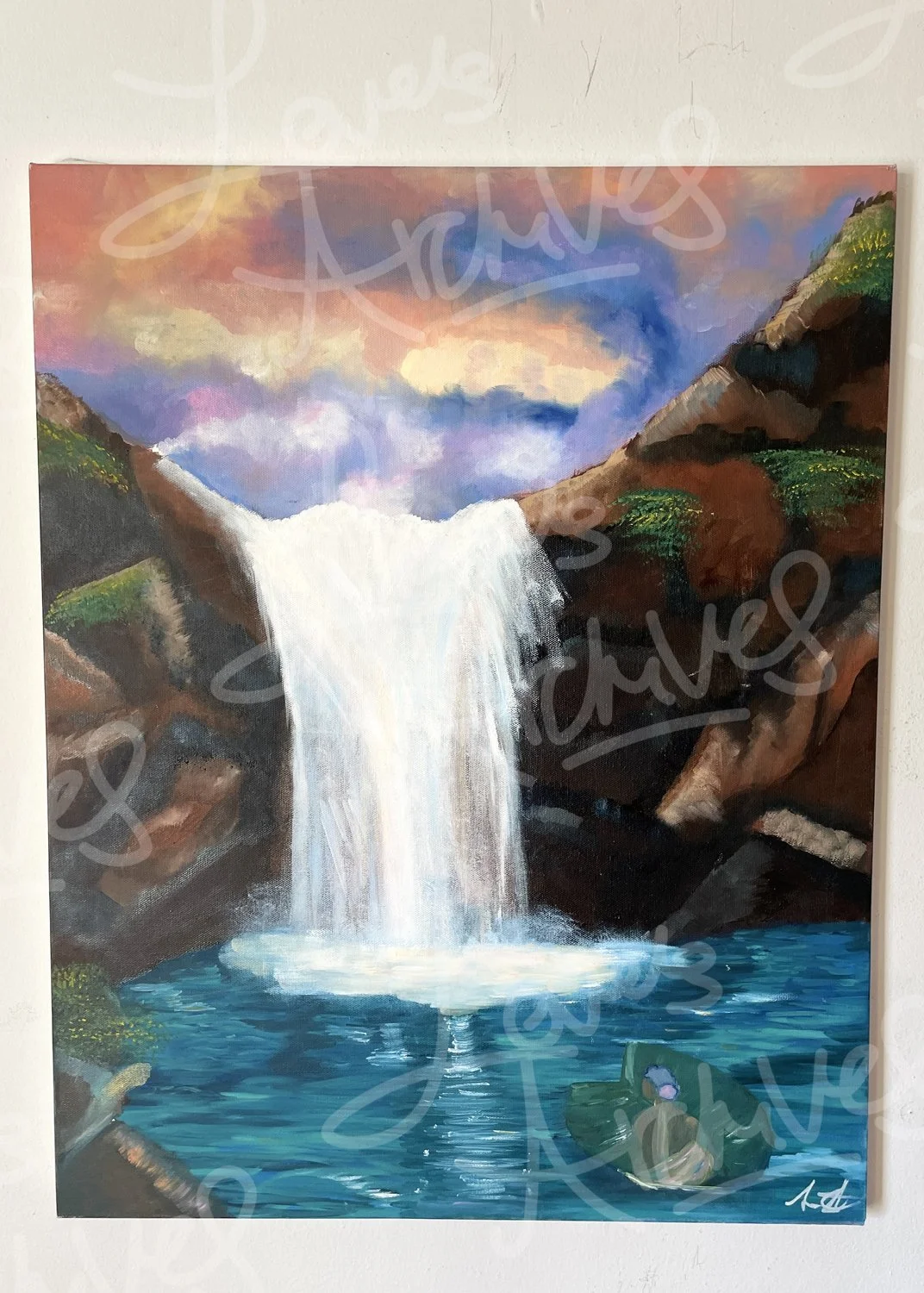 Chasing Waterfalls
Acrylic on Canvas