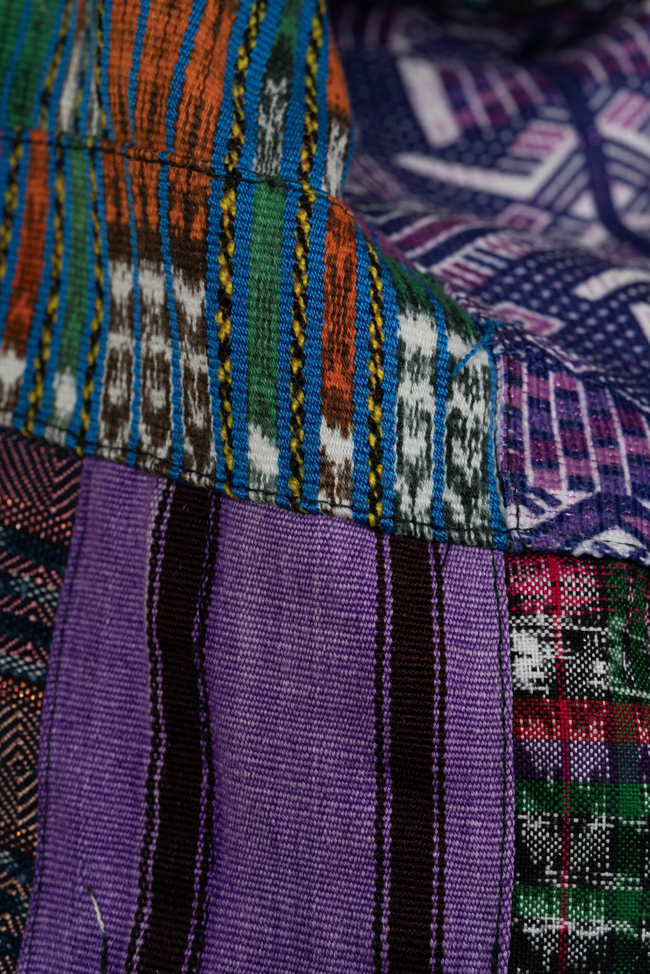 Purple Patchwork Maya Bag