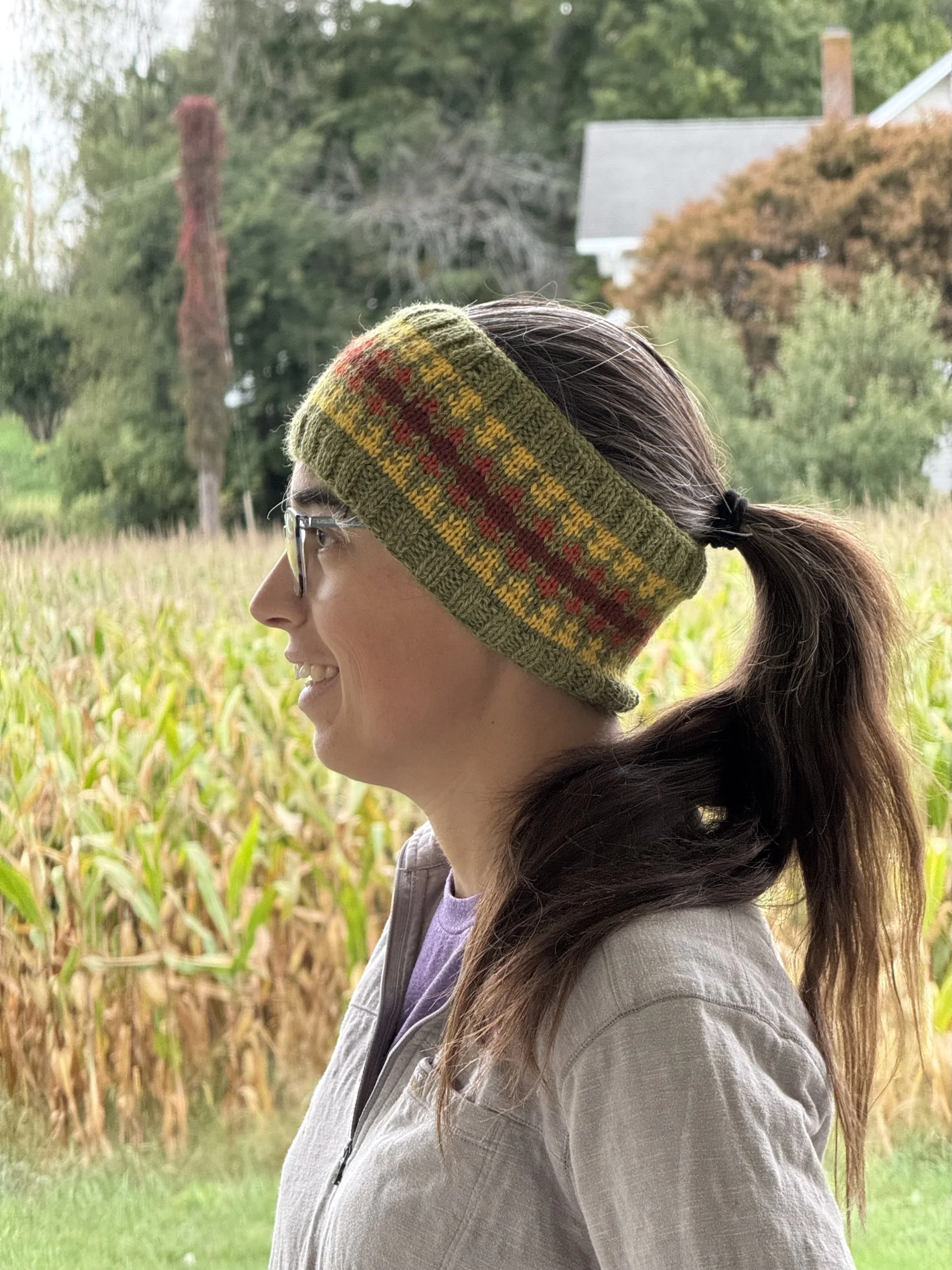 Scandi Motif Earwarmer