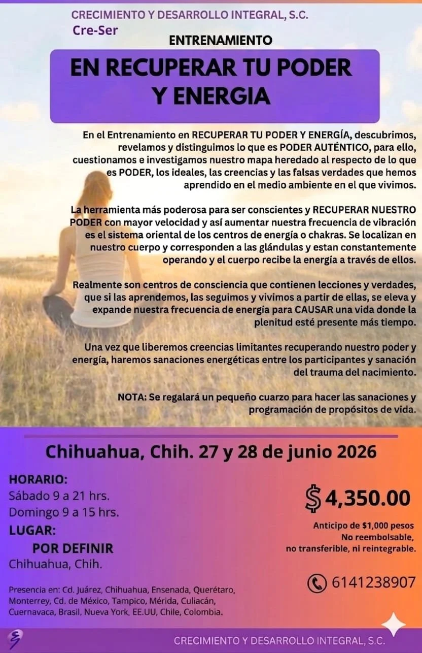 Recuperar tu Poder y Energia