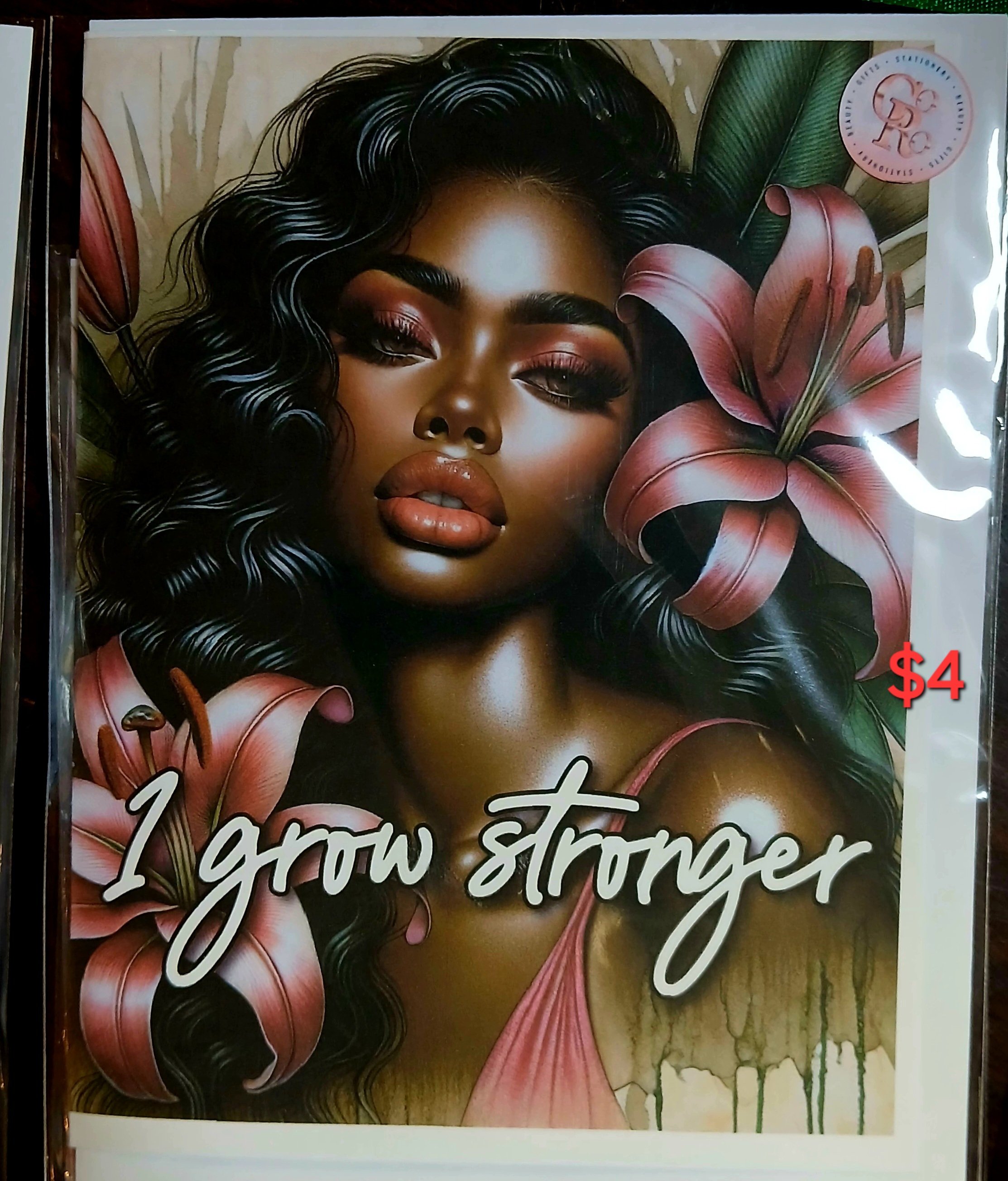 I Grow Stronger Greeting Card