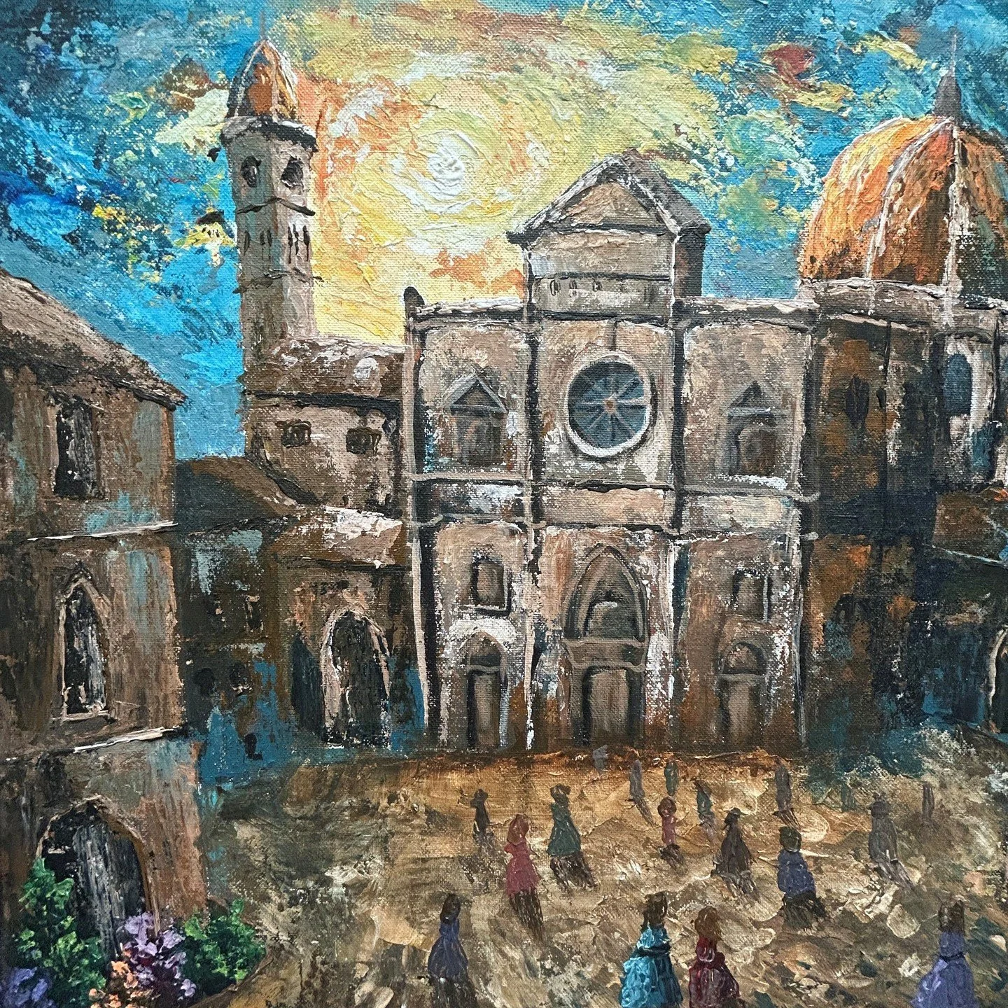 I had the chance to see the work of @rachelleart25 at the @urbanwork_spaces Market, and I&rsquo;m still thinking about it.

Mariana is 15 years old and already creating worlds with her imagination and talent as a painter. She&rsquo;s the first prize 