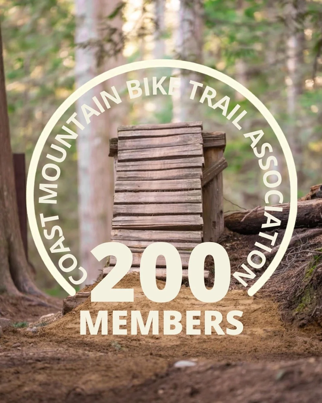 🎉 We hit 200 members! 🎉

A huge milestone for the Coast Mountain Bike Trail Association and a big thank you to everyone who has joined and supported so far! 

Our trails don&rsquo;t build, maintain, or protect themselves. They exist because people 