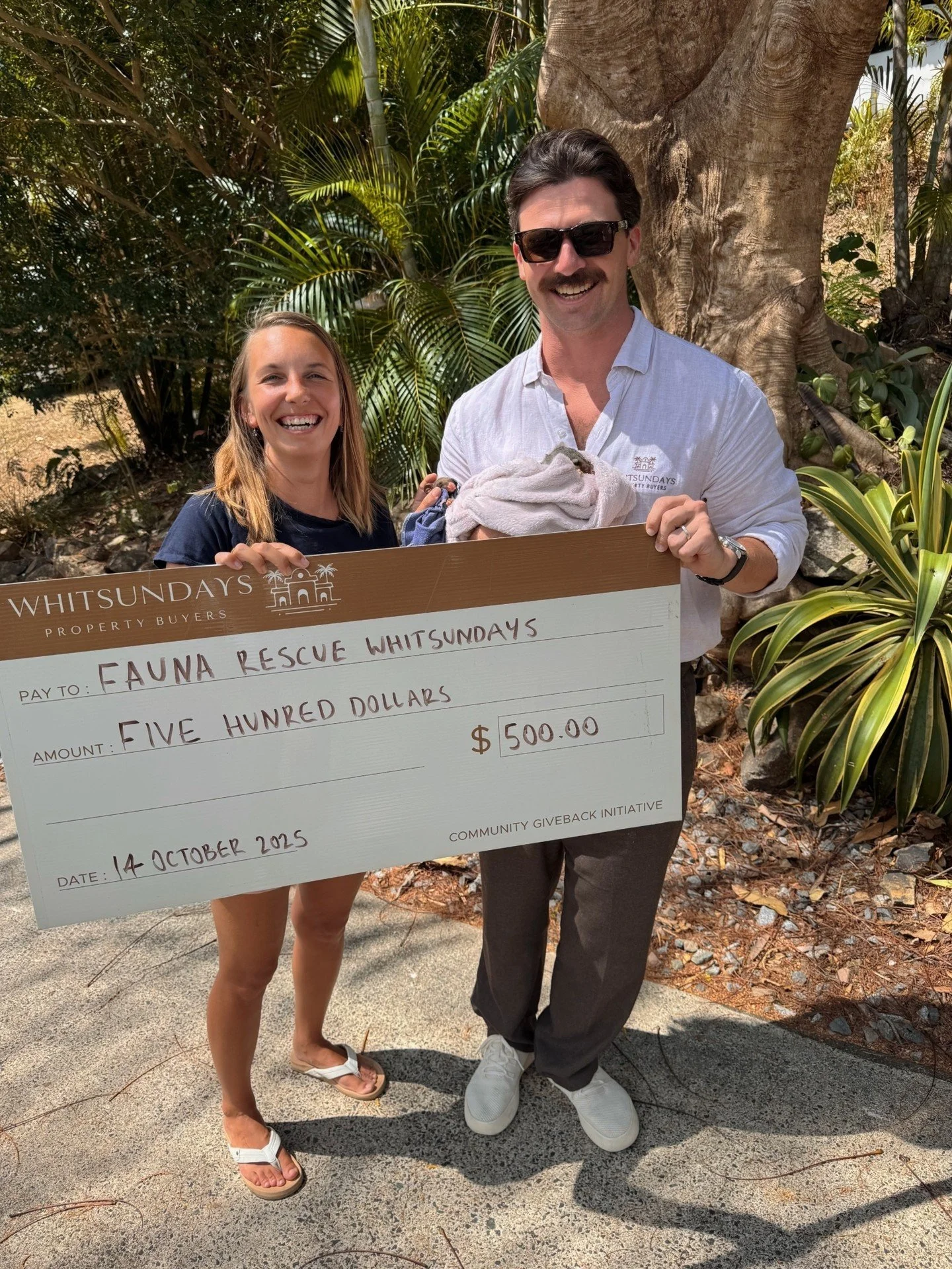 As part of our Community Giveback Initiative, we were delighted to meet Ailen from Fauna Rescue Whitsundays - a volunteer-run, non-profit organisation dedicated to rescuing, rehabilitating, and releasing sick, injured, or orphaned native wildlife. Op