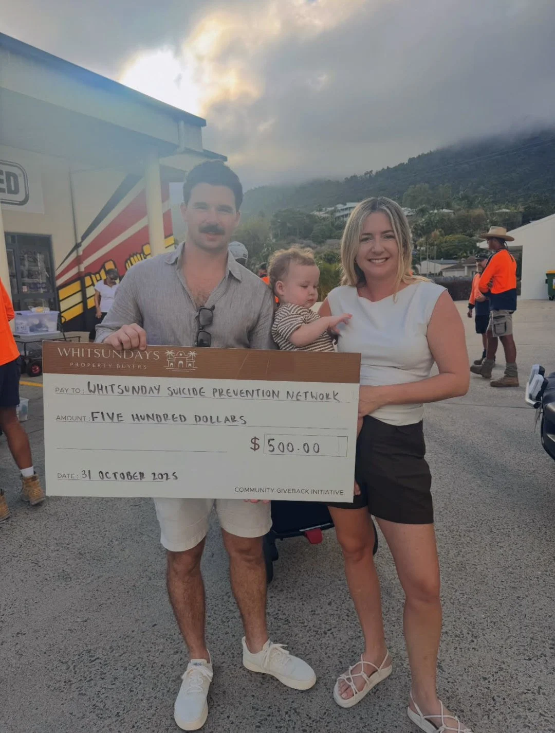 A big thank you to our wonderful repeat clients, K &amp; N, for choosing to support the @whitsundayspn (WSPN) through our community giveback initiative - where $500 from our service fee is donated to a local organisation. 

WSPN continues to do incre
