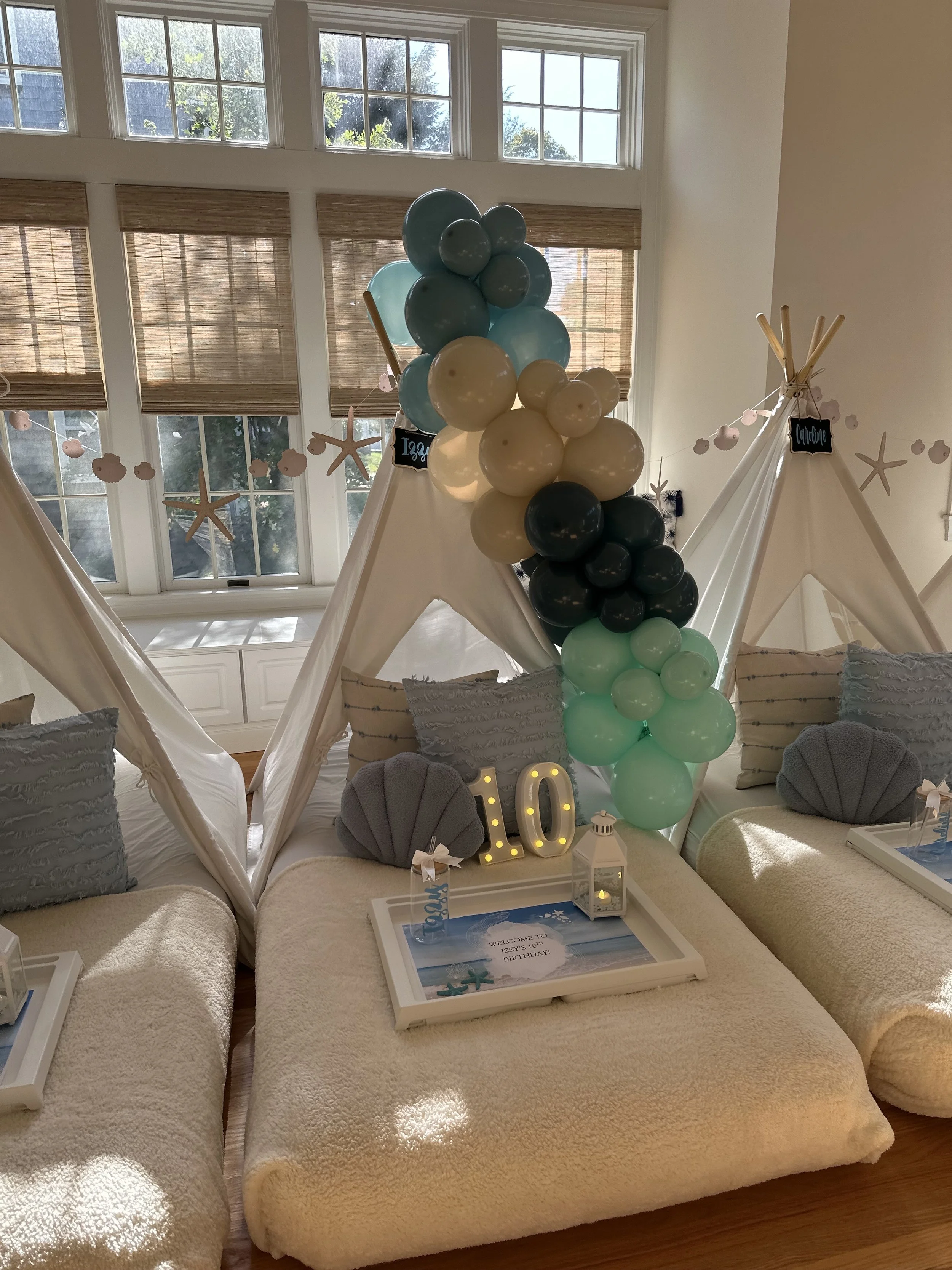 Sleepover party | slumber party | teepee party