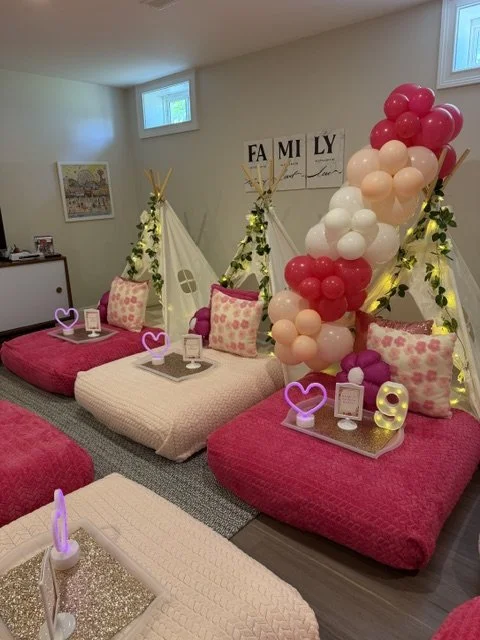Sleepover party | slumber party | teepee party | Boston Teepee Party 