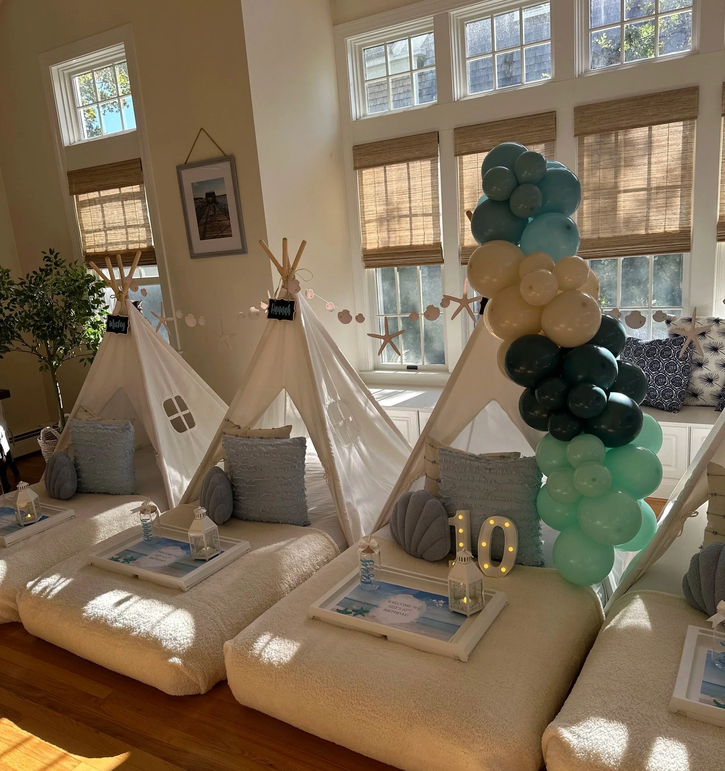 Sleepover party | slumber party | teepee party