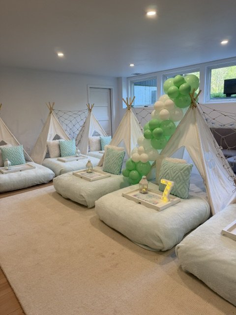 Sleepover party | slumber party | teepee party
