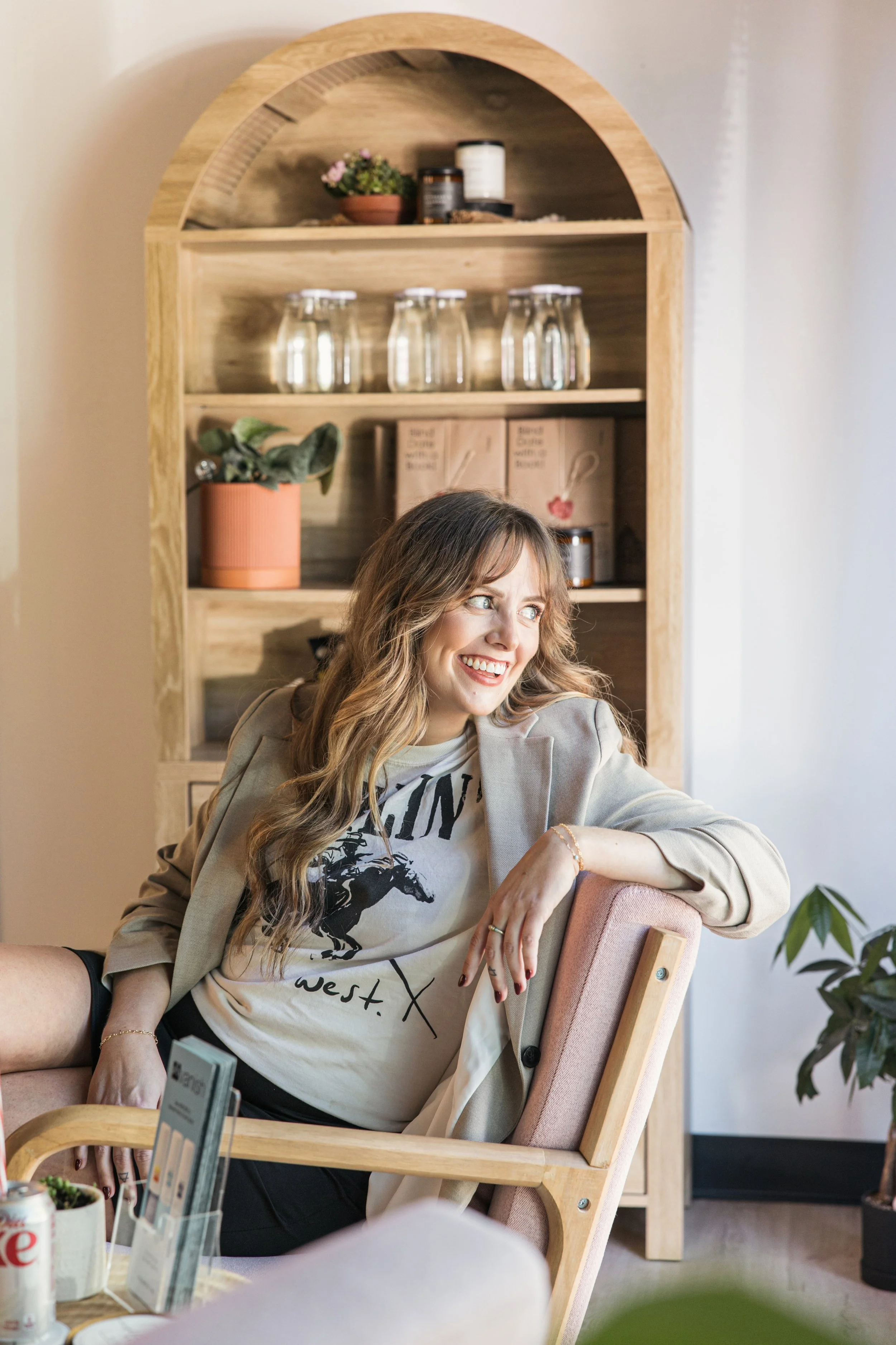 Amber Haberman, co-founder and licensed esthetician at Neighborhood Wax, a Brazilian waxing and brow studio in Denver, Colorado
