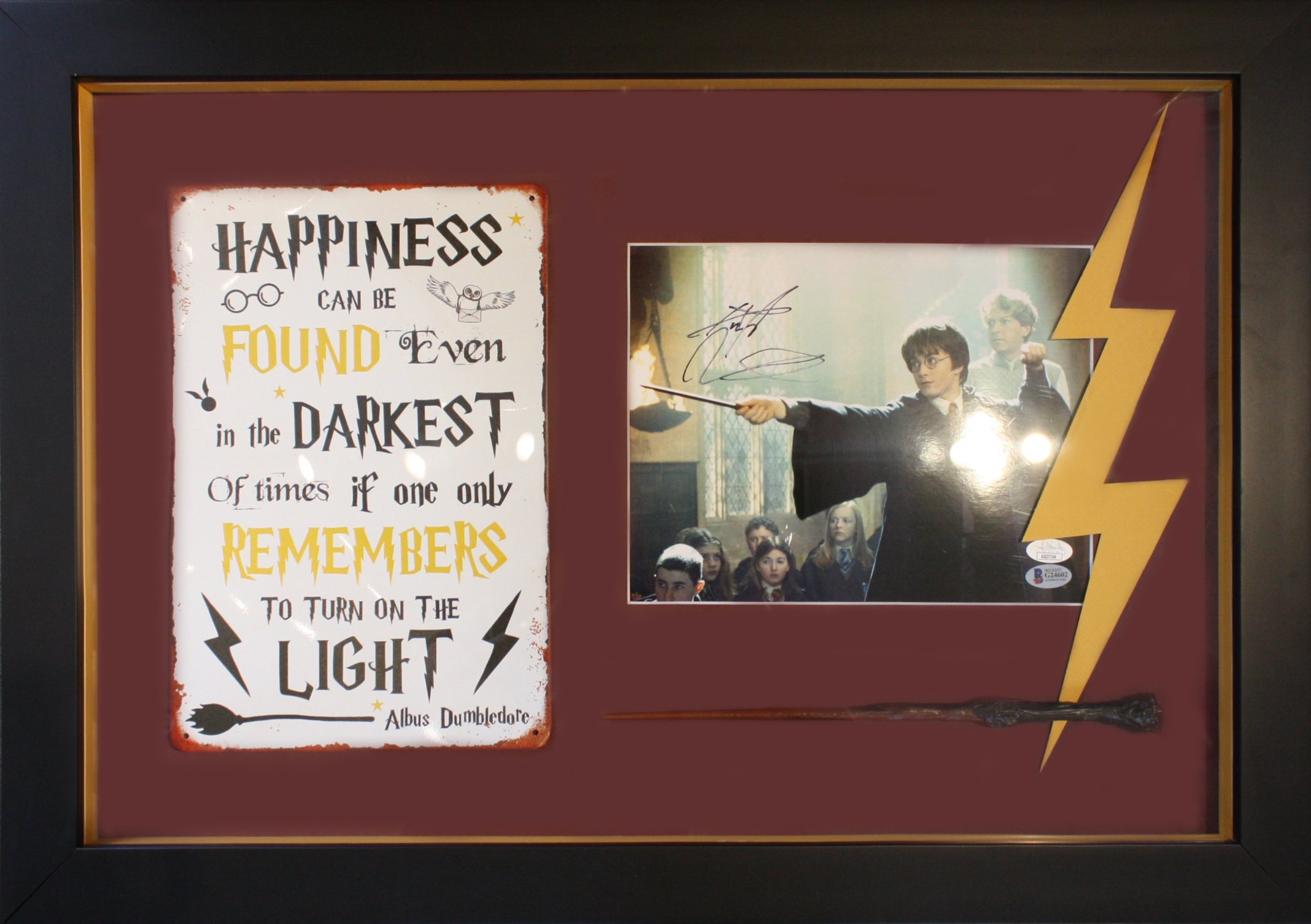 Harry Potter Signed Photo in frame