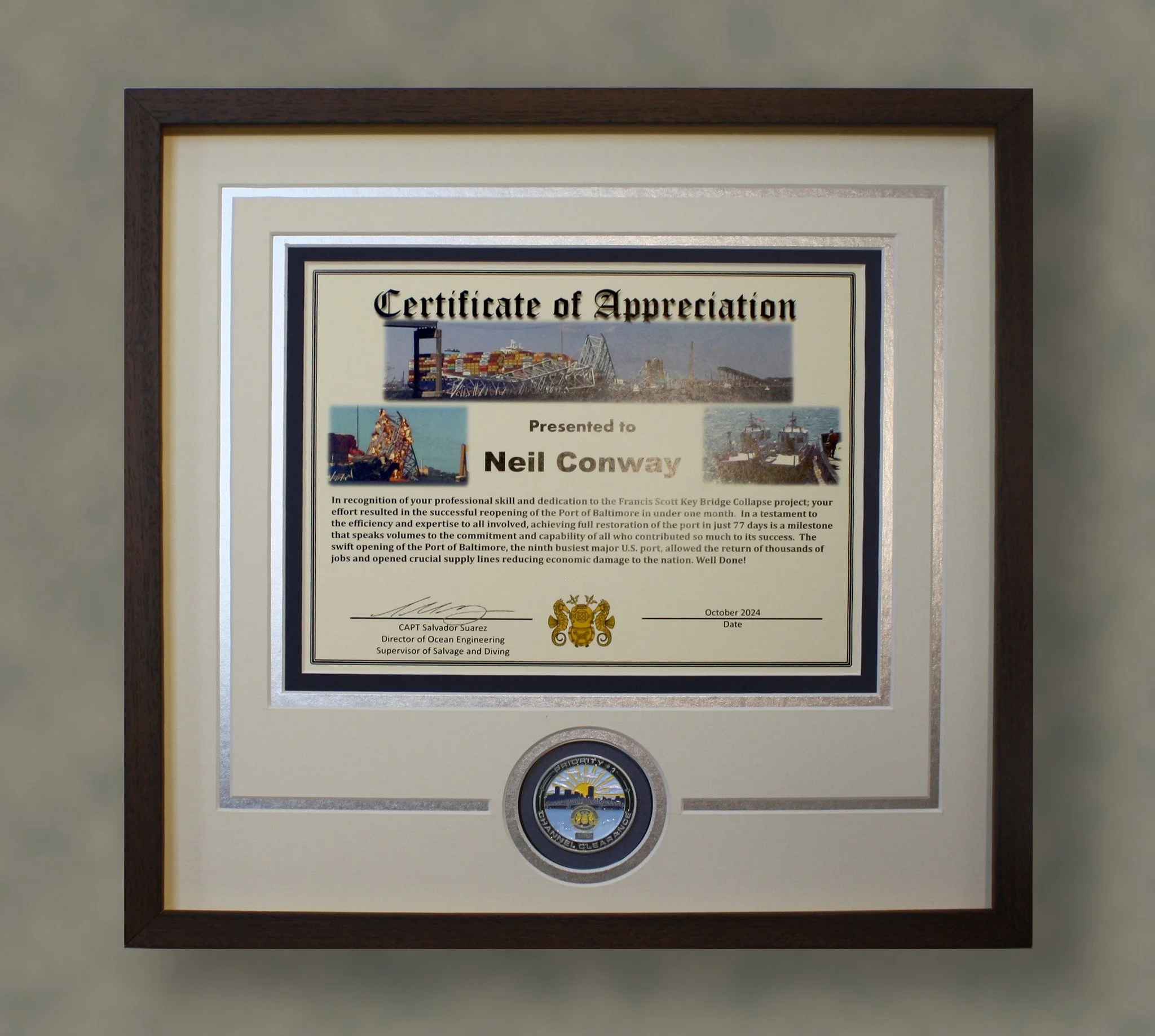 👏 Recognition deserves more than a drawer. Frame your certificate of appreciation with the honor it represents. Because every accomplishment&mdash;big or small&mdash;deserves to be seen.

📍 Visit My Framing Store to preserve what matters most.

485