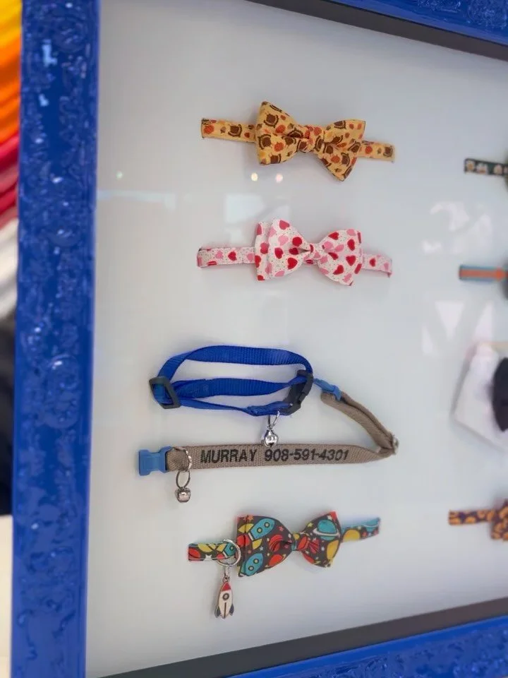 More than bow ties&mdash;these are memories 💕 A custom shadowbox honoring a beloved cat, capturing his personality, joy, and the love that filled every day. A timeless tribute to a life so deeply cherished 🐾
.
.
.
#cats #catsgram #cats_of_instagram