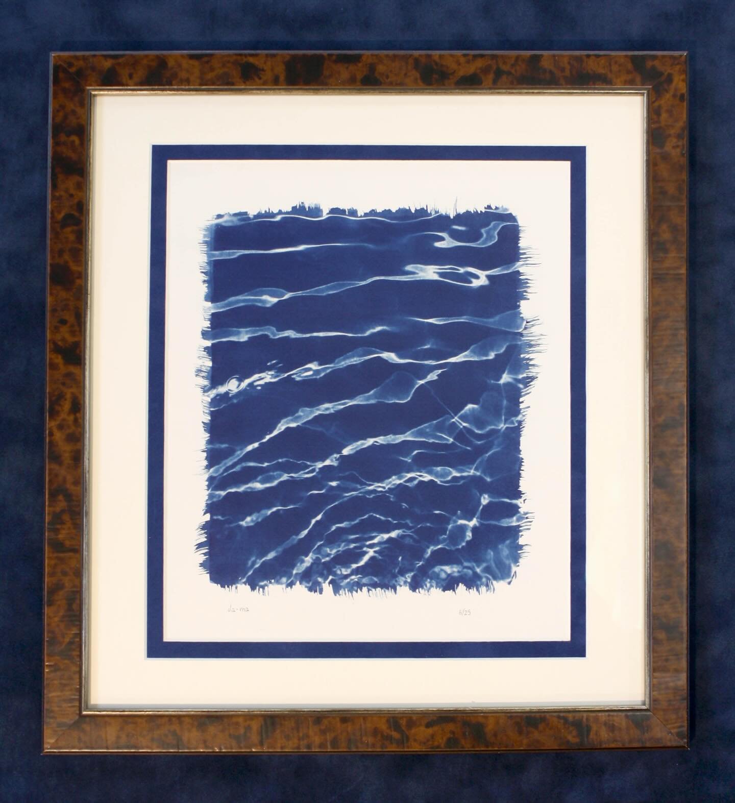 Designed to flow. Framed to last. 🖼️ 🌊 
.
.
.
#myframingstore #customframing #printmaking #edisonnj #framedart