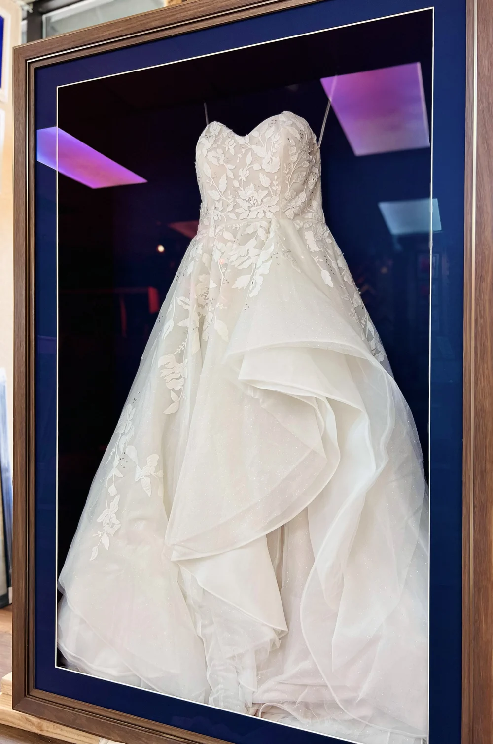 wedding dress frame Wedding Picture Frame main image 1