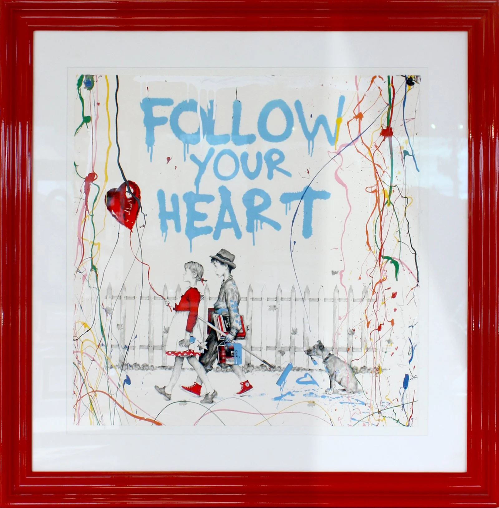 Follow Your Heart Limited Edition Giclee Framed