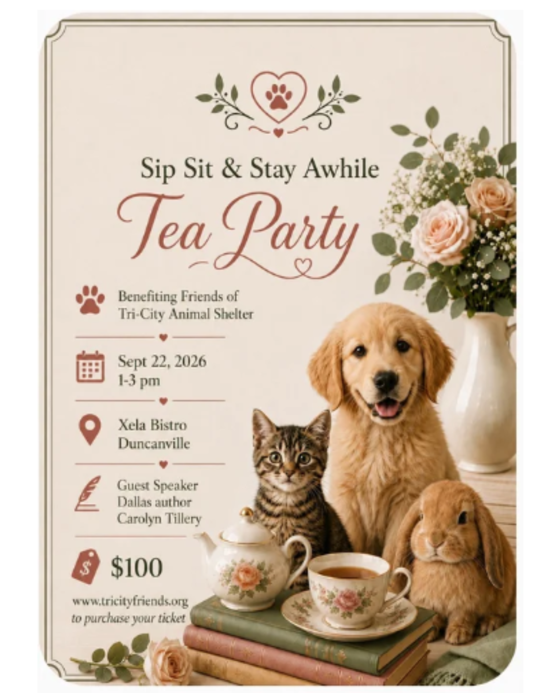 Sip Sit and Stay Awhile Tea Party