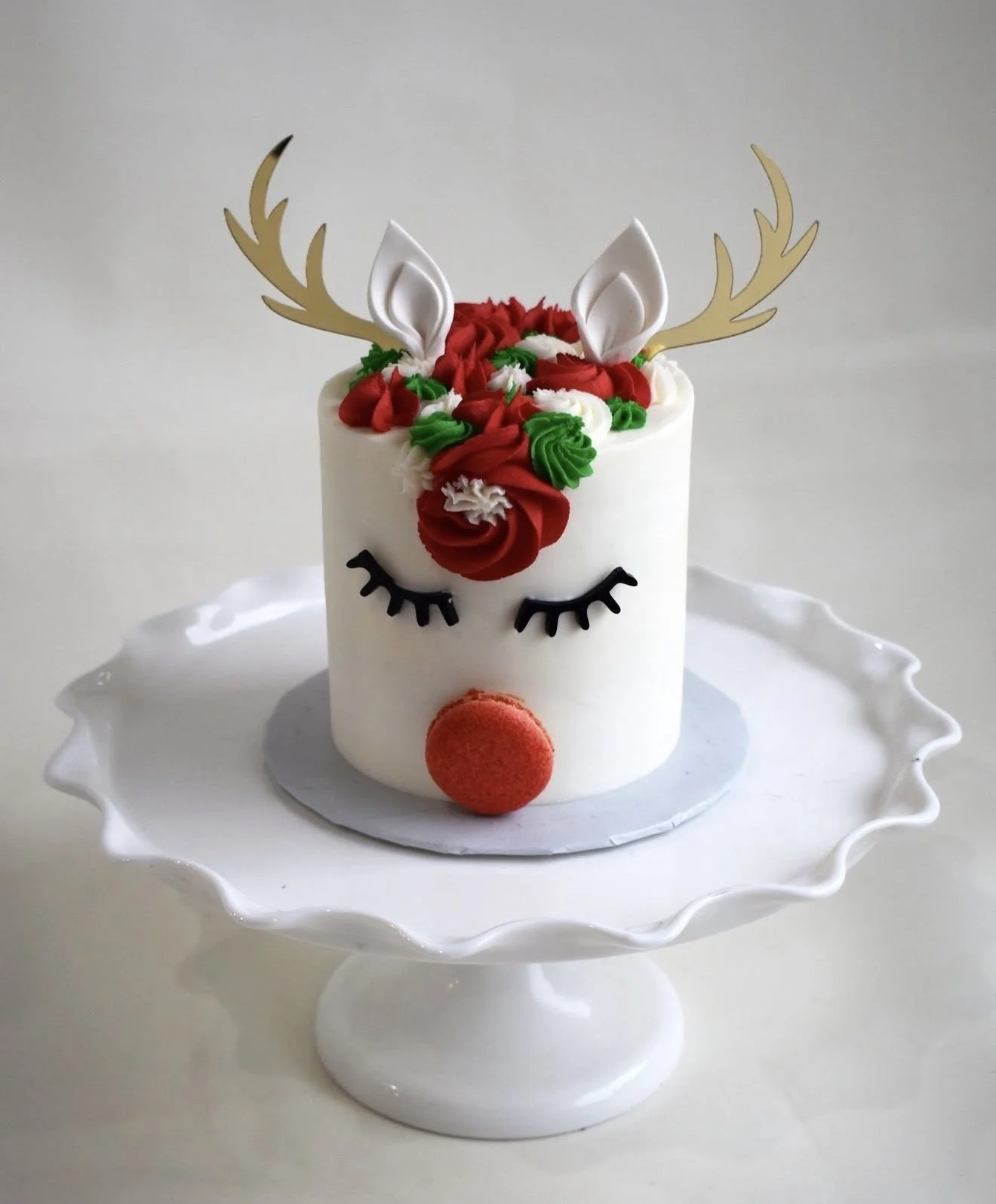 Reindeer Antler Cake Topper Set