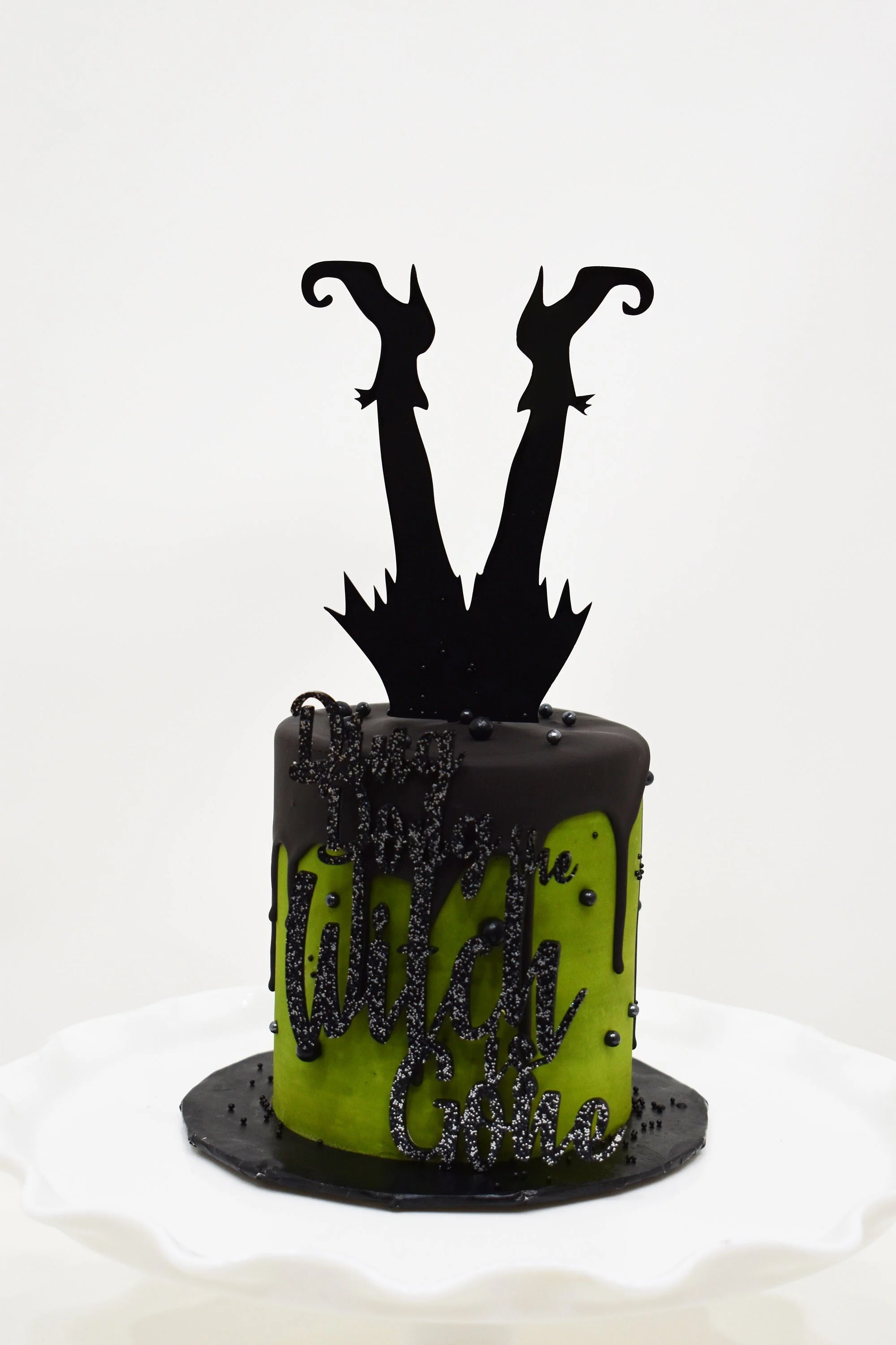 Witch Legs Cake Topper