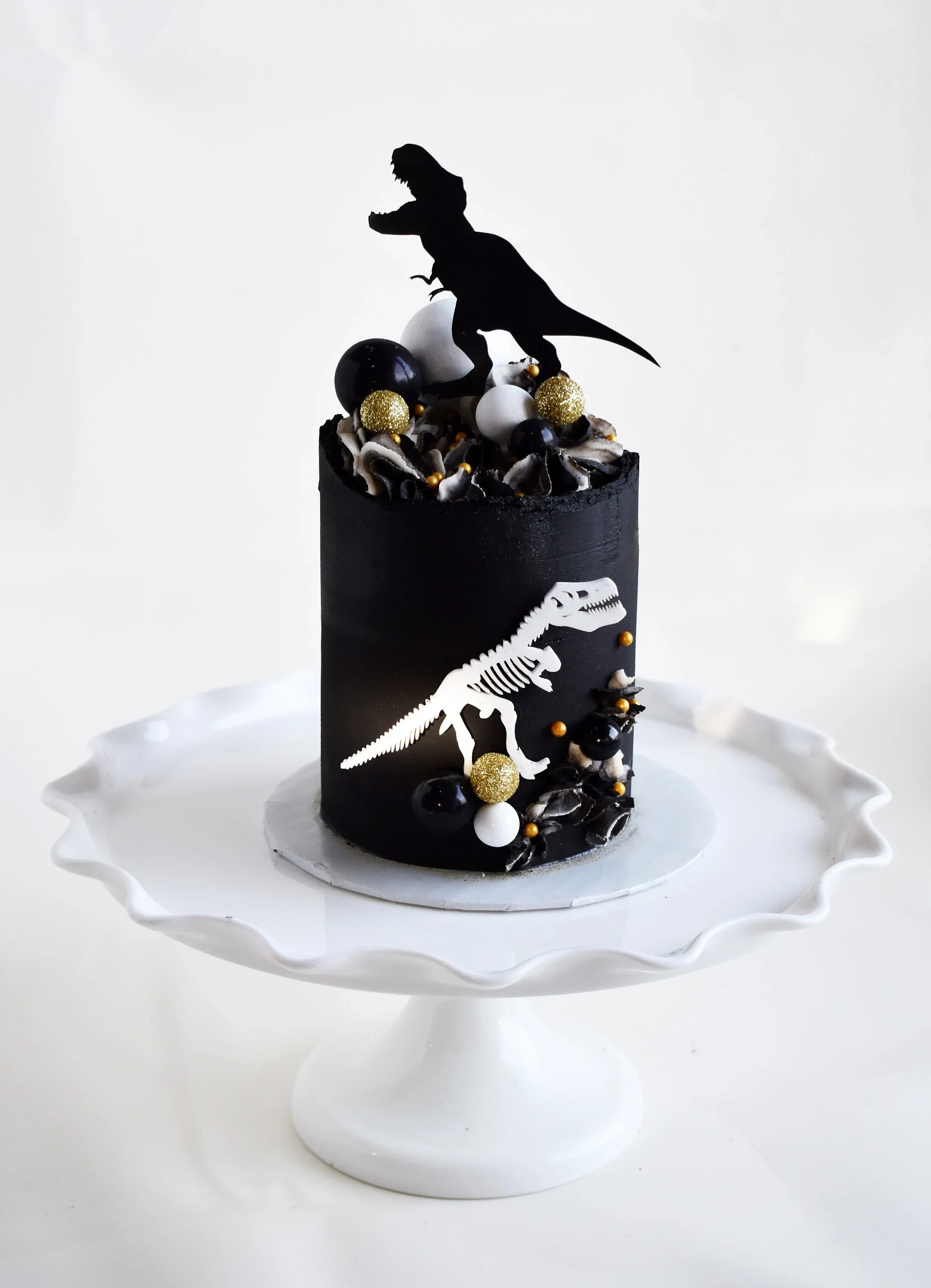 T-RexCake Topper, Solid or Skeleton