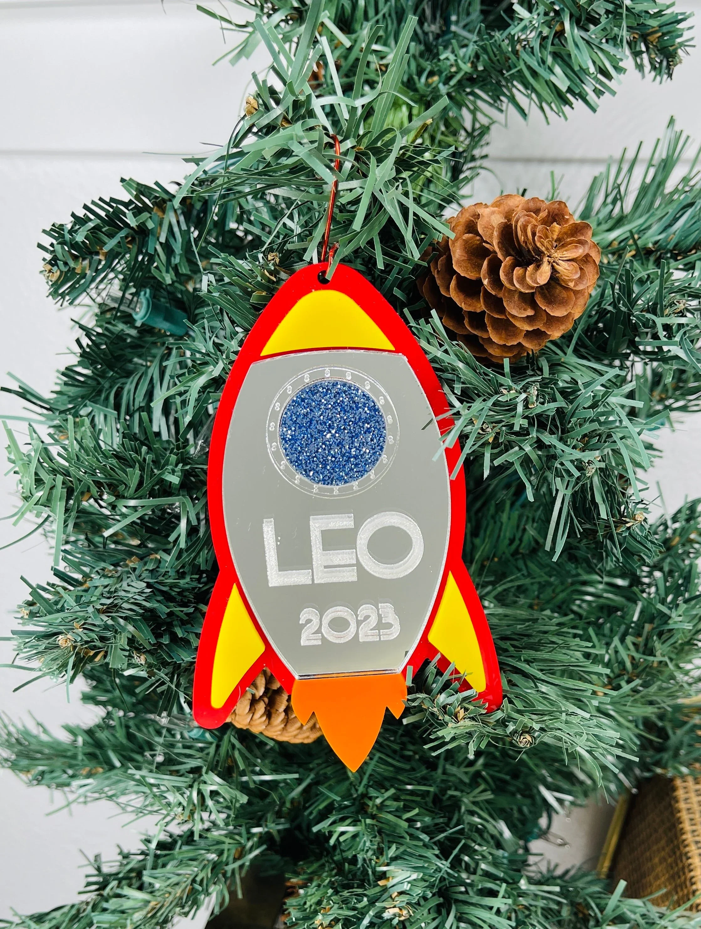 Rocket Ship Ornament