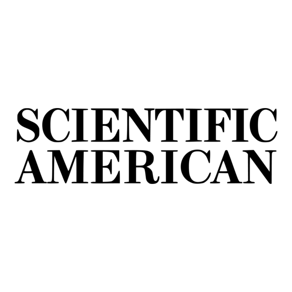 The words "SCIENTIFIC AMERICAN" in bold black letters on a white background.