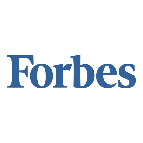 Forbes logo in blue text on a white background.