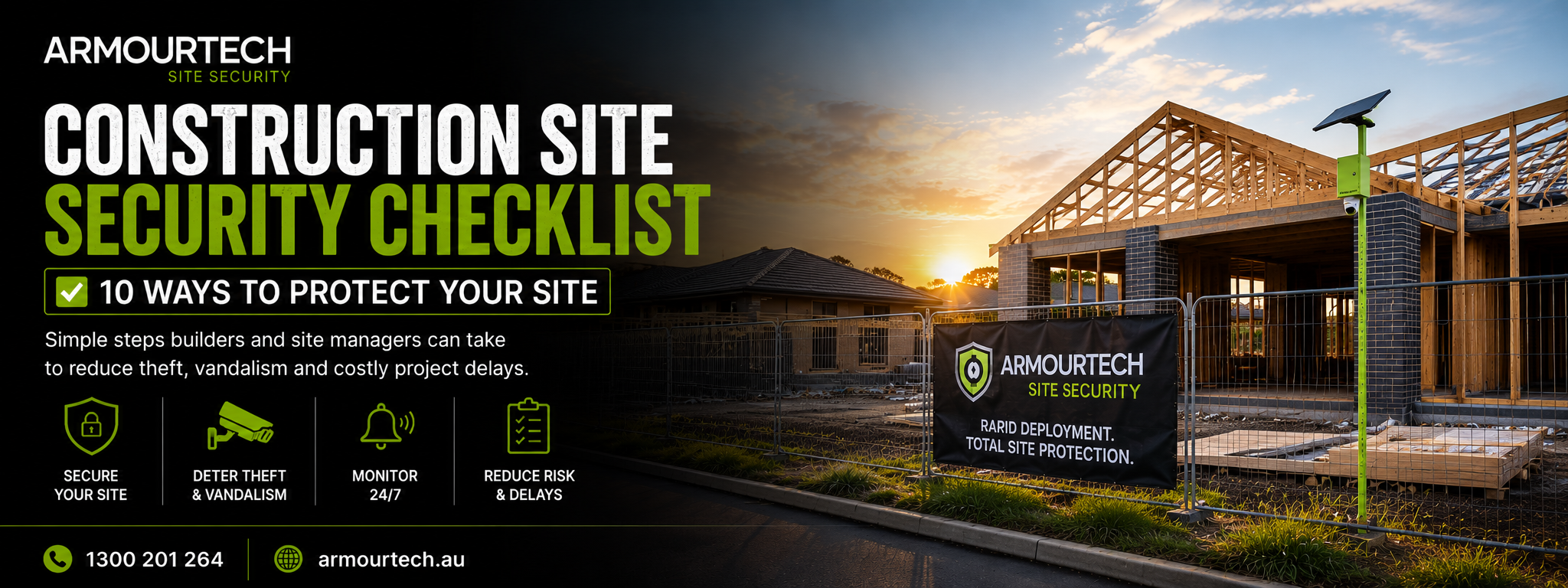 Construction Site Security Checklist: 10 Ways to Protect Your Site