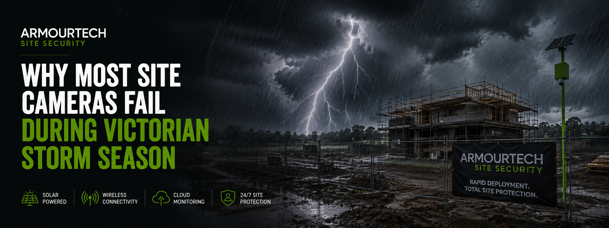 Why Most Site Cameras Fail During Victorian Storm Season