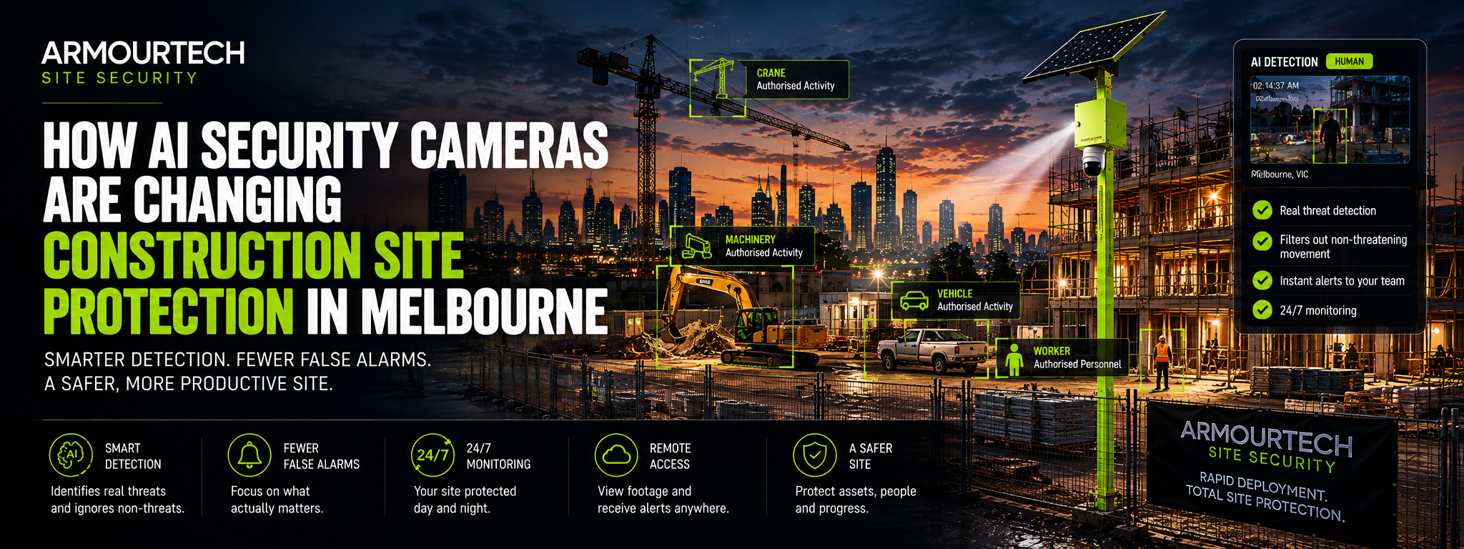 How AI Security Cameras Are Changing Construction Site Protection in Melbourne