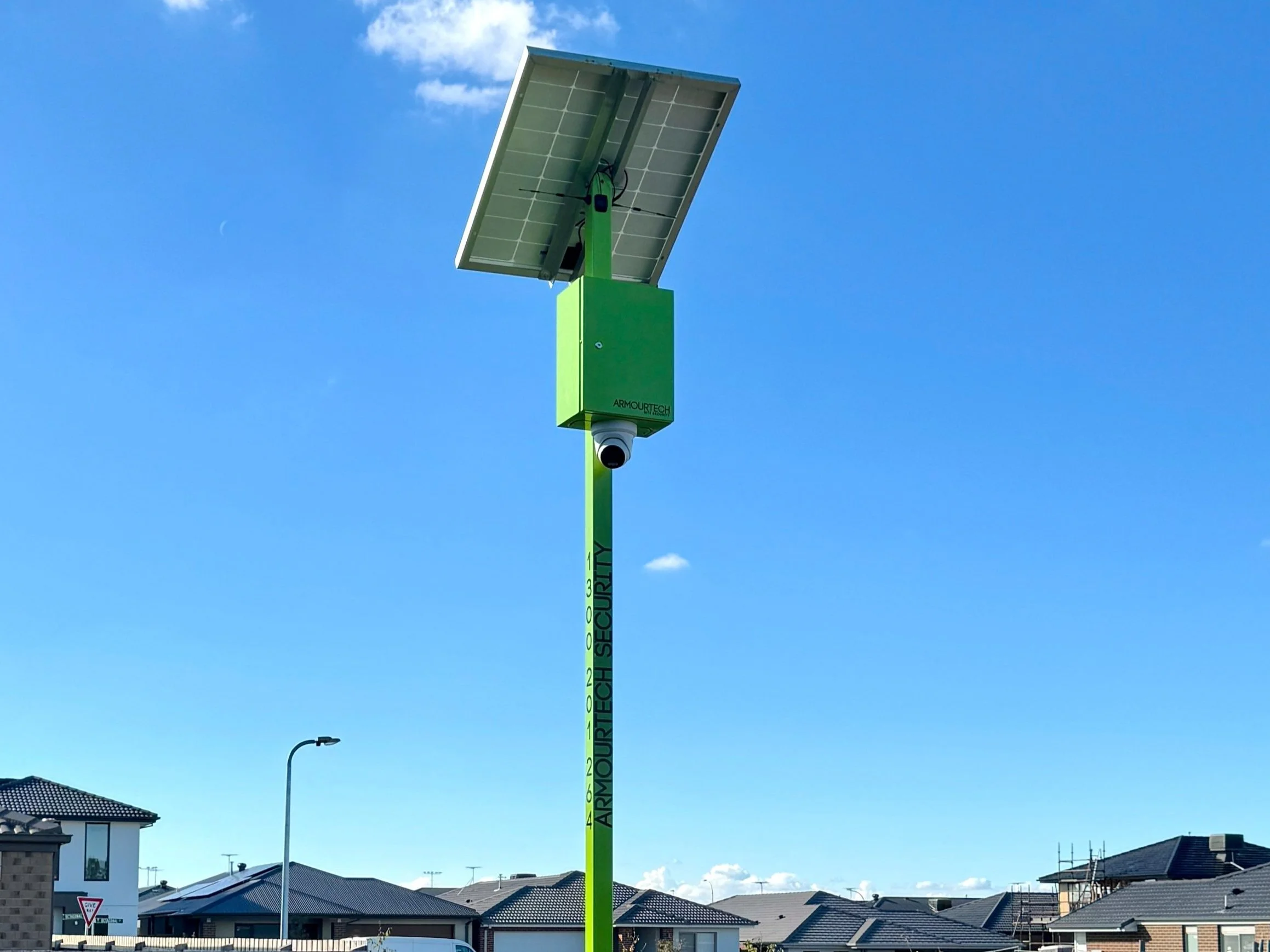 Solar powered Armourtech security system