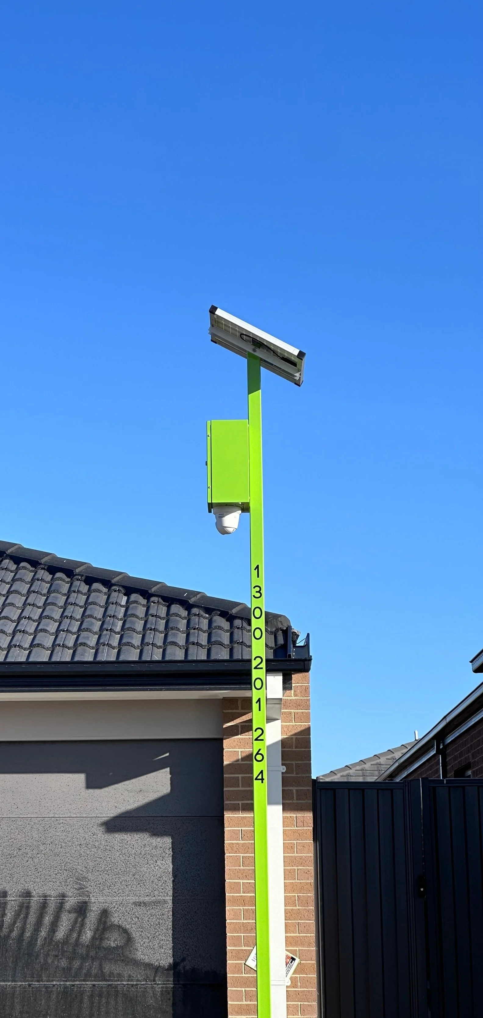 Solar powered Armourtech security system