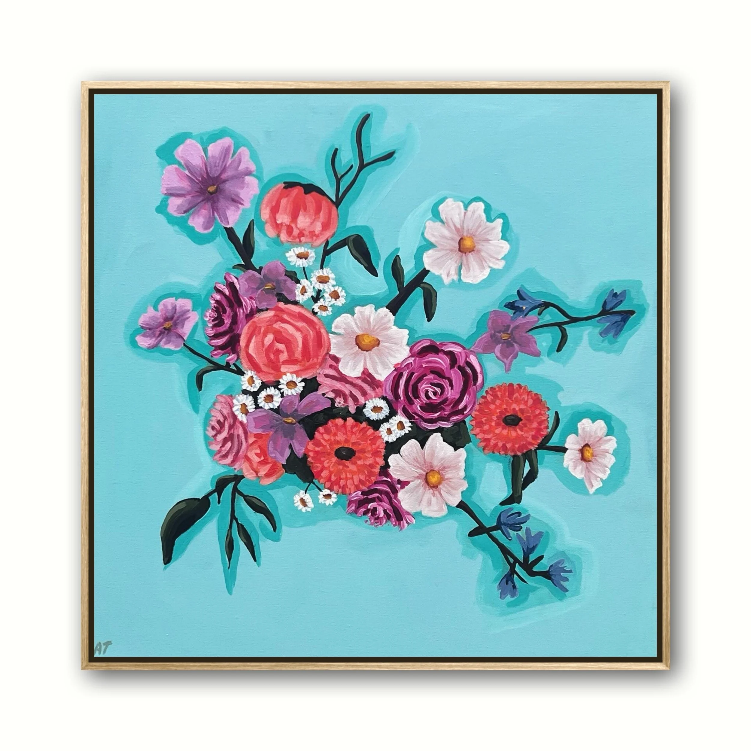 Blossom 24"x24", Acrylic on Canvas