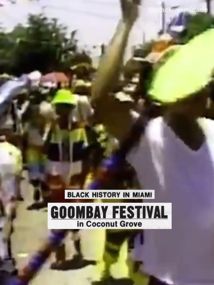 The Goombay Festival in Miami&rsquo;s Coconut Grove was founded in 1976. It became one of the largest Black festivals in all of the country.

The festival is back this weekend on Grand Avenue June 6-8. Festival details at littlebahamasmiami.com

Drop