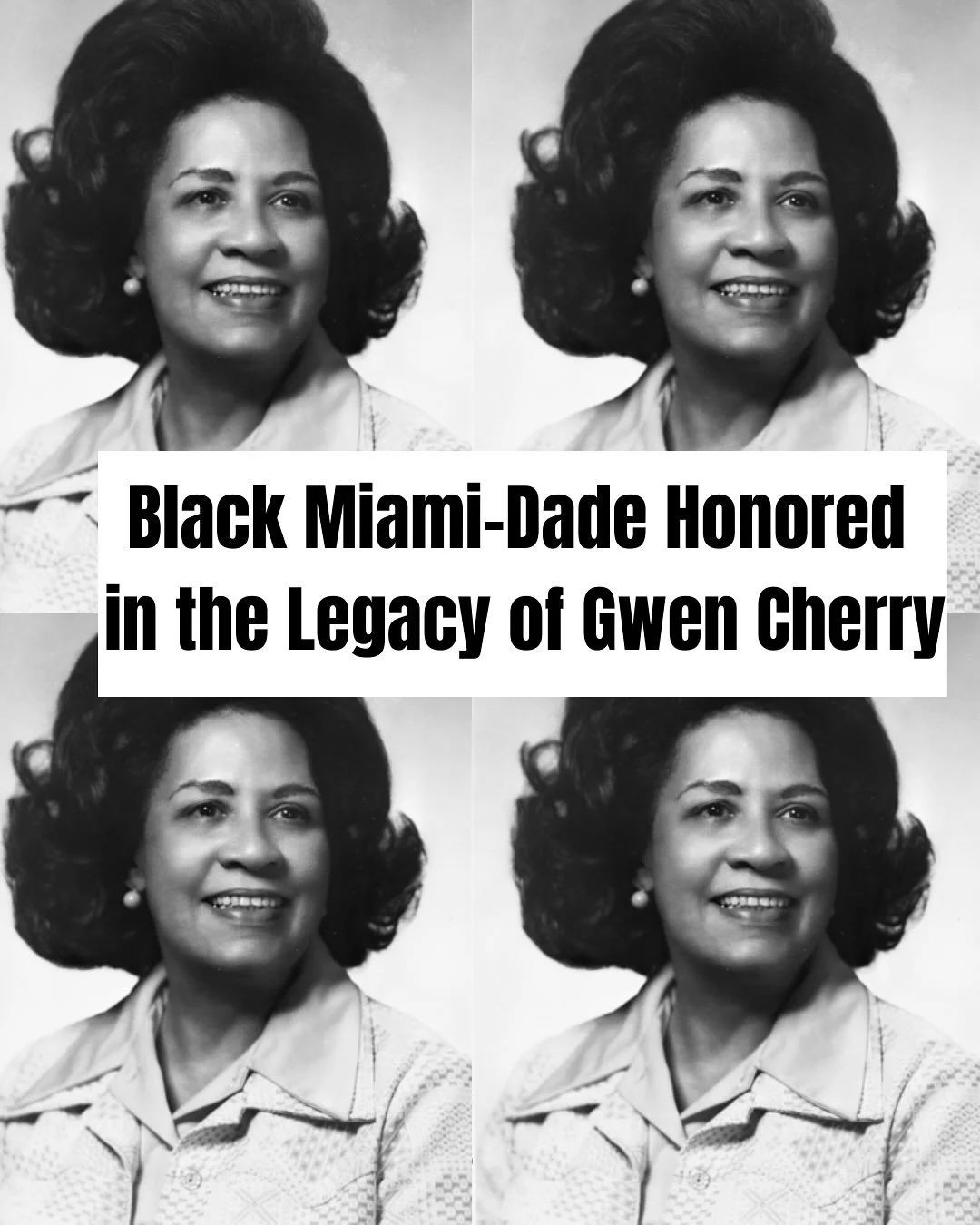 This past weekend, Black Miami-Dade and founder Nadege Green were honored by Miami’s Gwen S. Cherry Black Women Lawyers Association (@gscbwla) on the occasion of their 40th anniversary. 
The award recognizes our work in preserving local Black