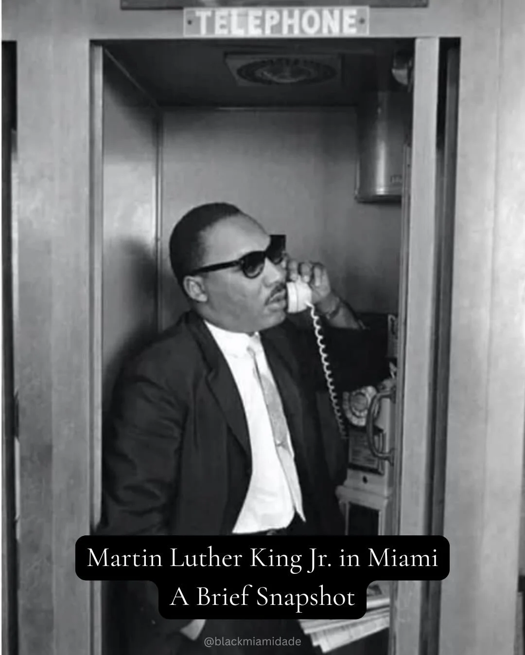 Dr. Martin Luther King Jr. made frequent stops in Miami to rest, recover, and strategize. He supported grassroots coalitions here organizing around voting rights and economic justice, treating the city as both a place to breathe and to build.

Drop s