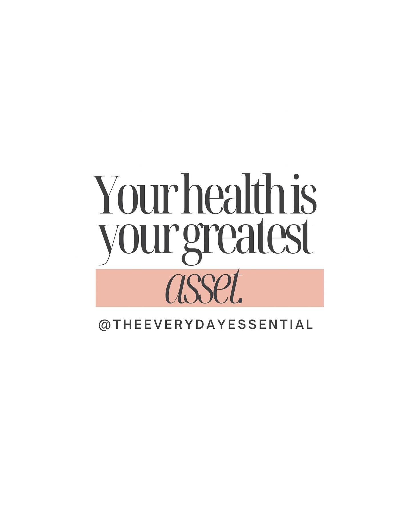 Your health is your greatest asset.
Not your business, not your job title, not your endless to-do list. Without your health, none of those things can thrive (and honestly, none of them really matter in the face of a health diagnosis).

We service our