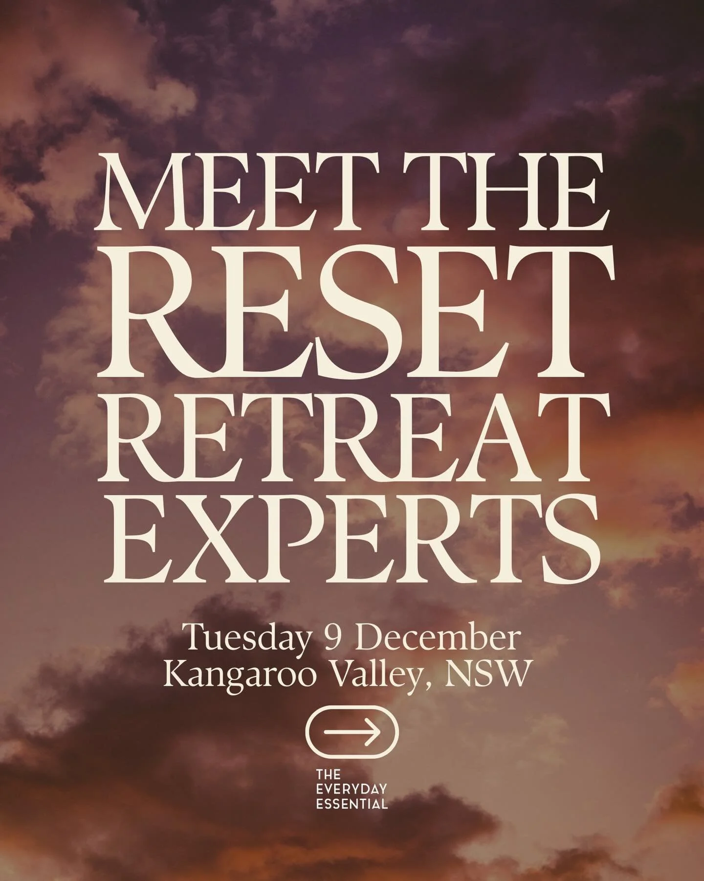 One week from today, we gather.
A small group of women, tucked away in Kangaroo Valley, giving themselves one full day to pause, reset and step into the next version of themselves. A day to create a blueprint for their health and lifestyle, without t
