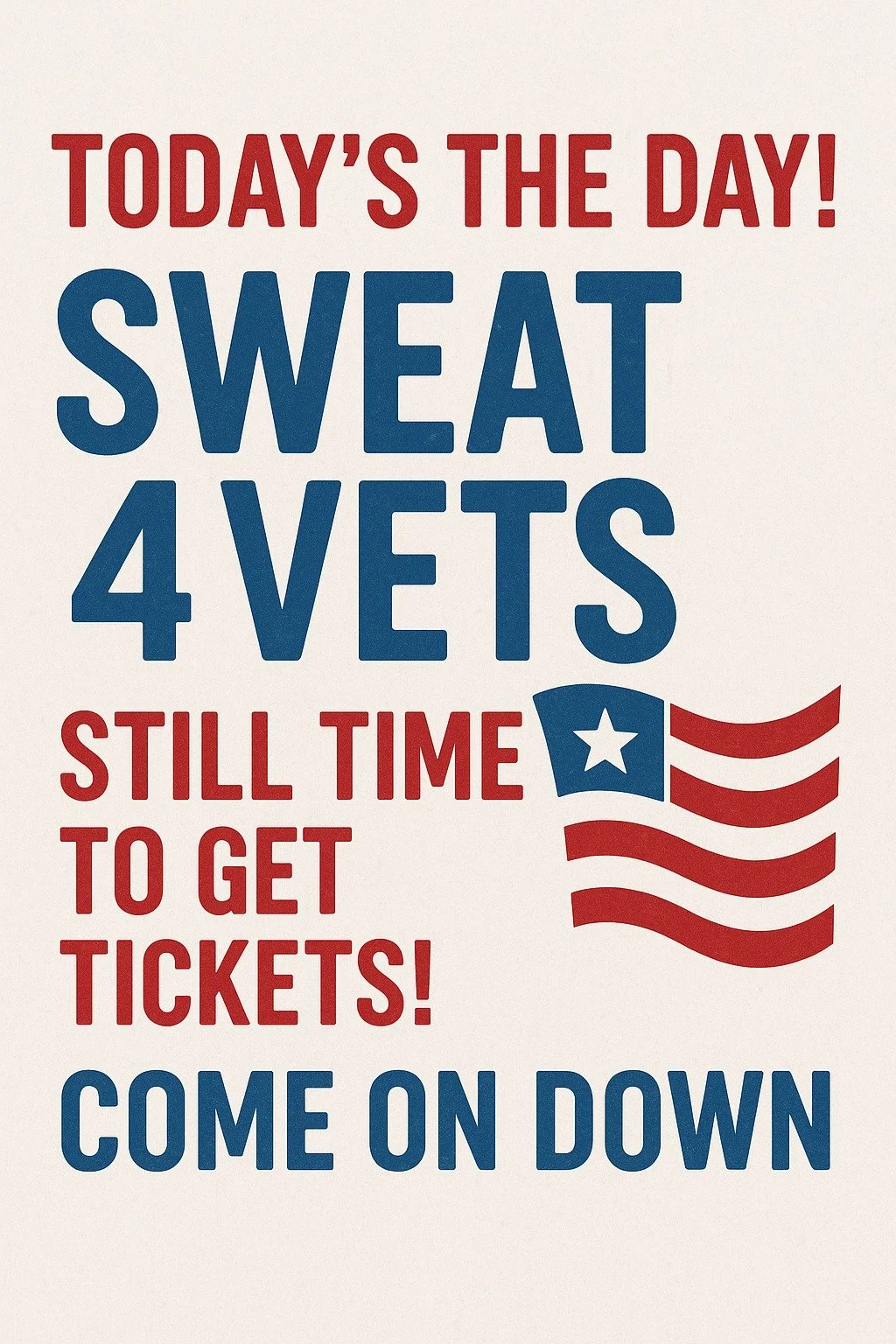 🎉 TODAY’S THE DAY! 🎉
Join us for Sweat 4 Vets — an energizing day of sauna, cold plunge, community, and purpose! There’s still time to grab your tickets online or down at the event. Come be a part of something incredible that is t