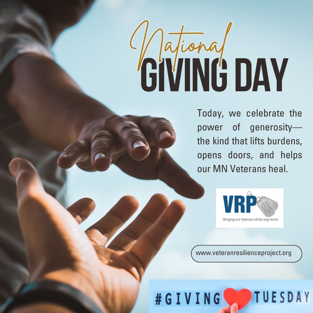 National Day of Giving 🌟
Today, we celebrate the power of generosity &mdash; the kind that lifts burdens, opens doors, and helps our Veterans heal.

On this National Day of Giving, we&rsquo;re reminded that every act of kindness matters. When you su