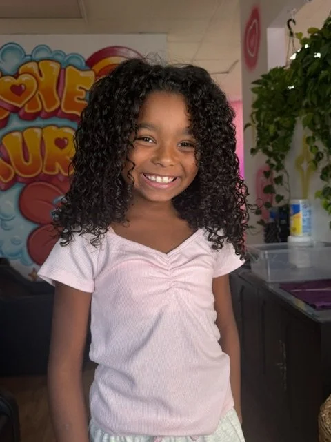 Curly Kids cut with Emily 