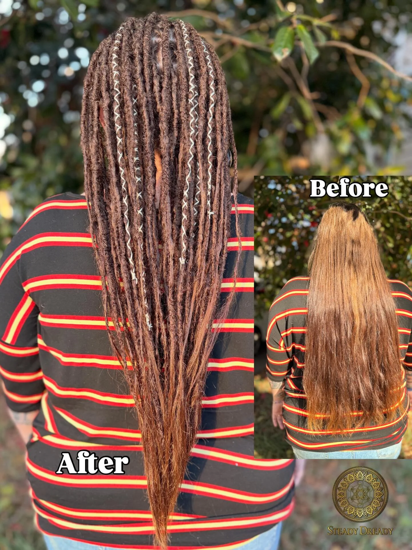 Starter Locs. Completely natural and entirely hers.🧚🌿

#locjourney #dreadlocks #locs #ladylocs #loctician